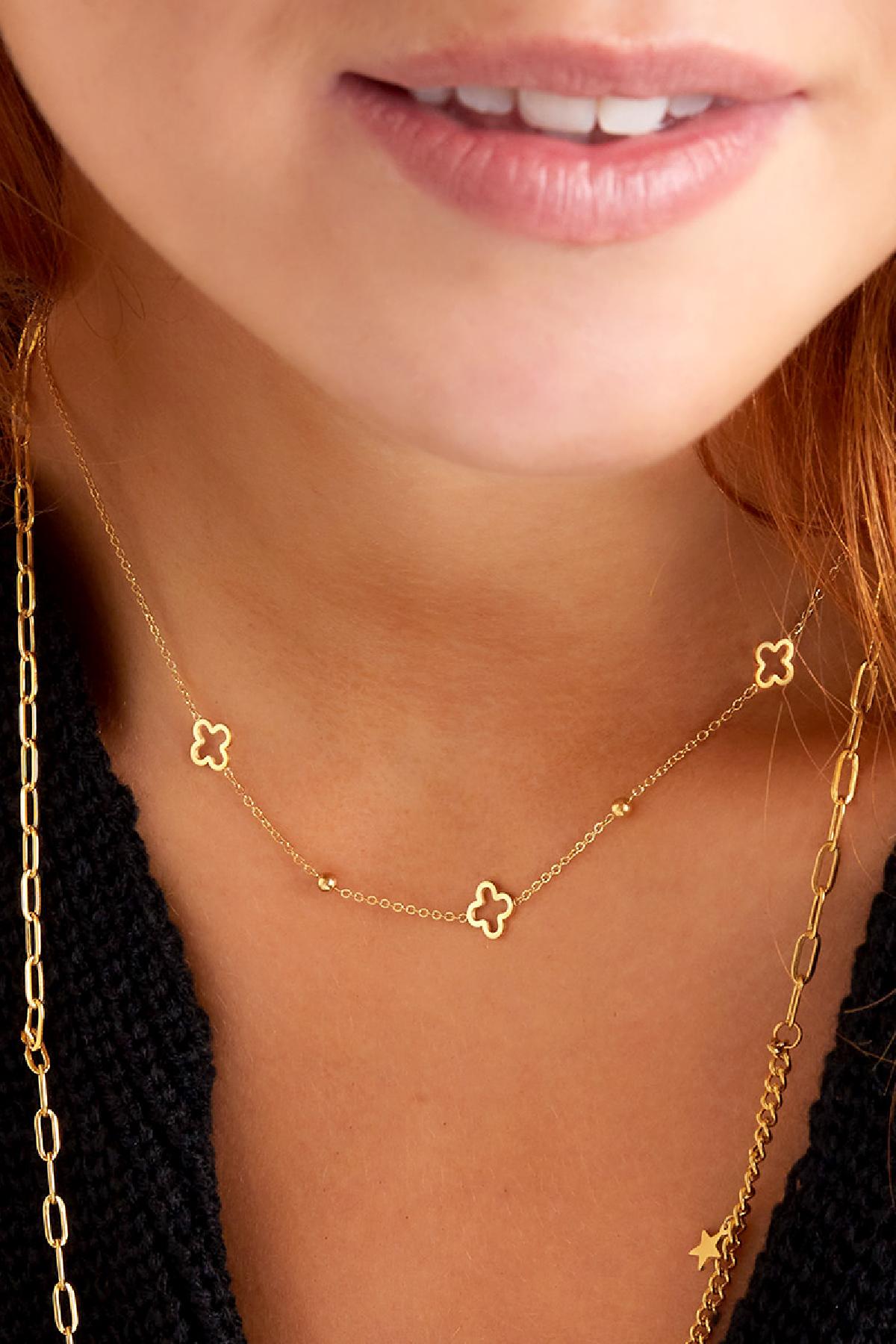 Necklace "3 Kleeblatt"