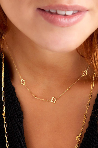 Necklace "3 Kleeblatt"