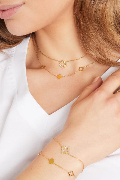 Armkette "Klee Gold"