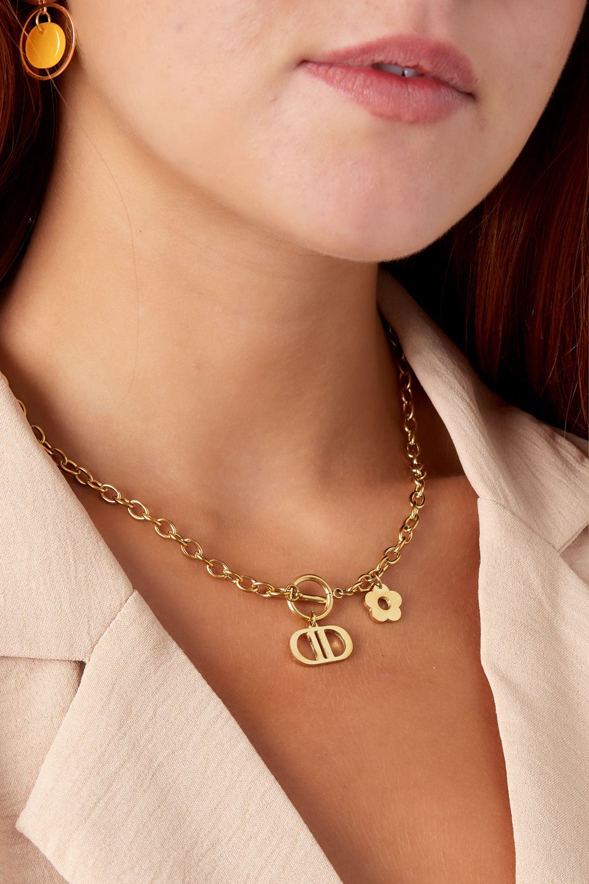 Necklace "Diana Diamond Flower Edition"