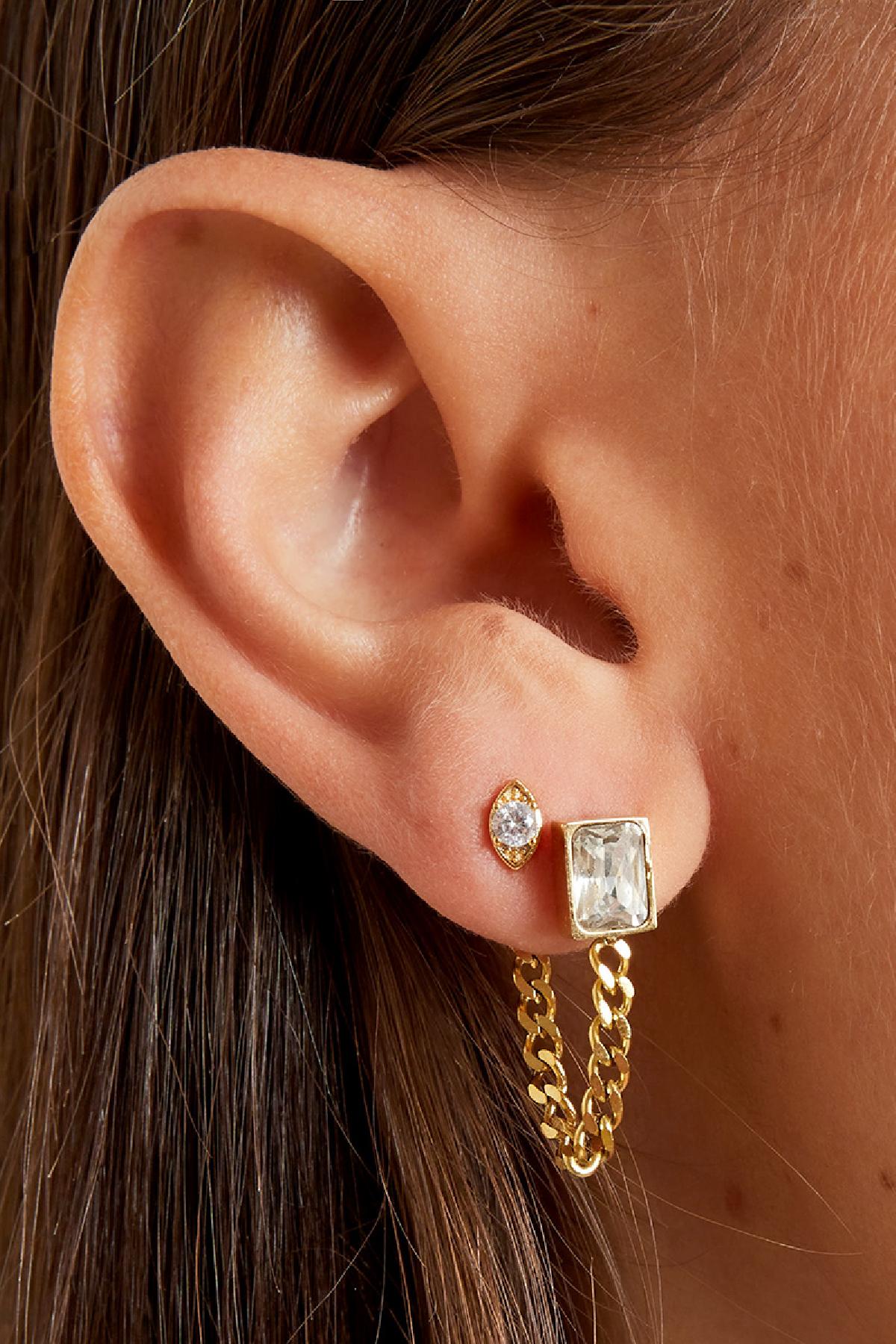 Earrings "Stone"