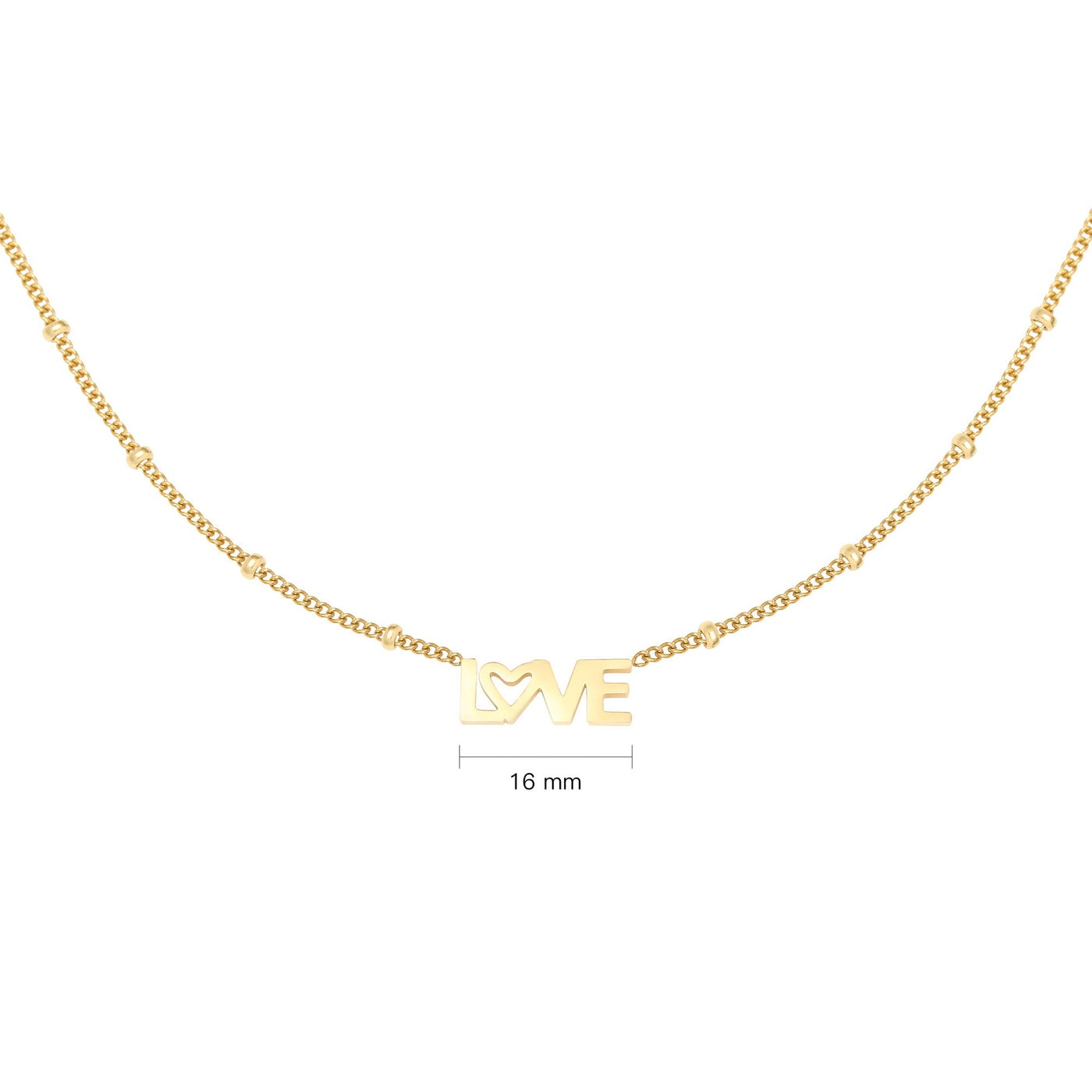 Necklace "Dotted LOVE"