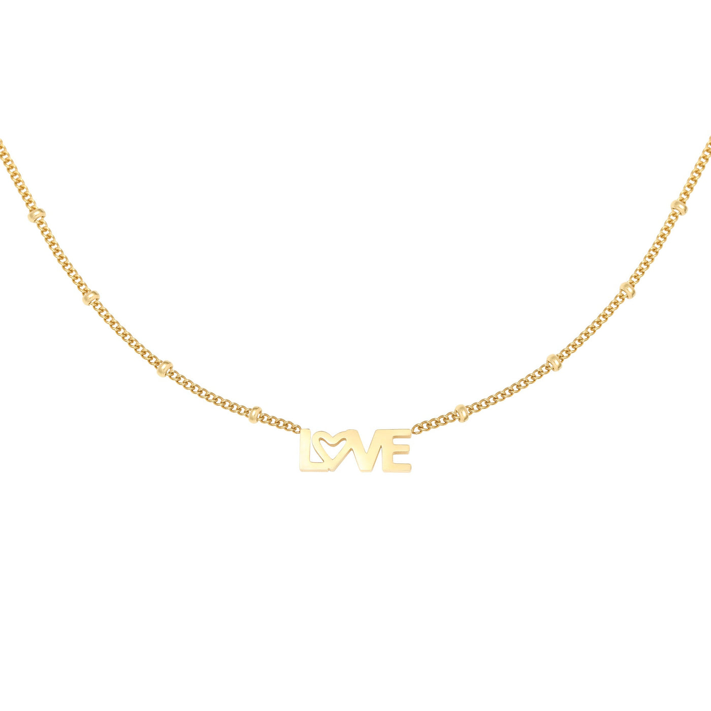 Necklace "Dotted LOVE"