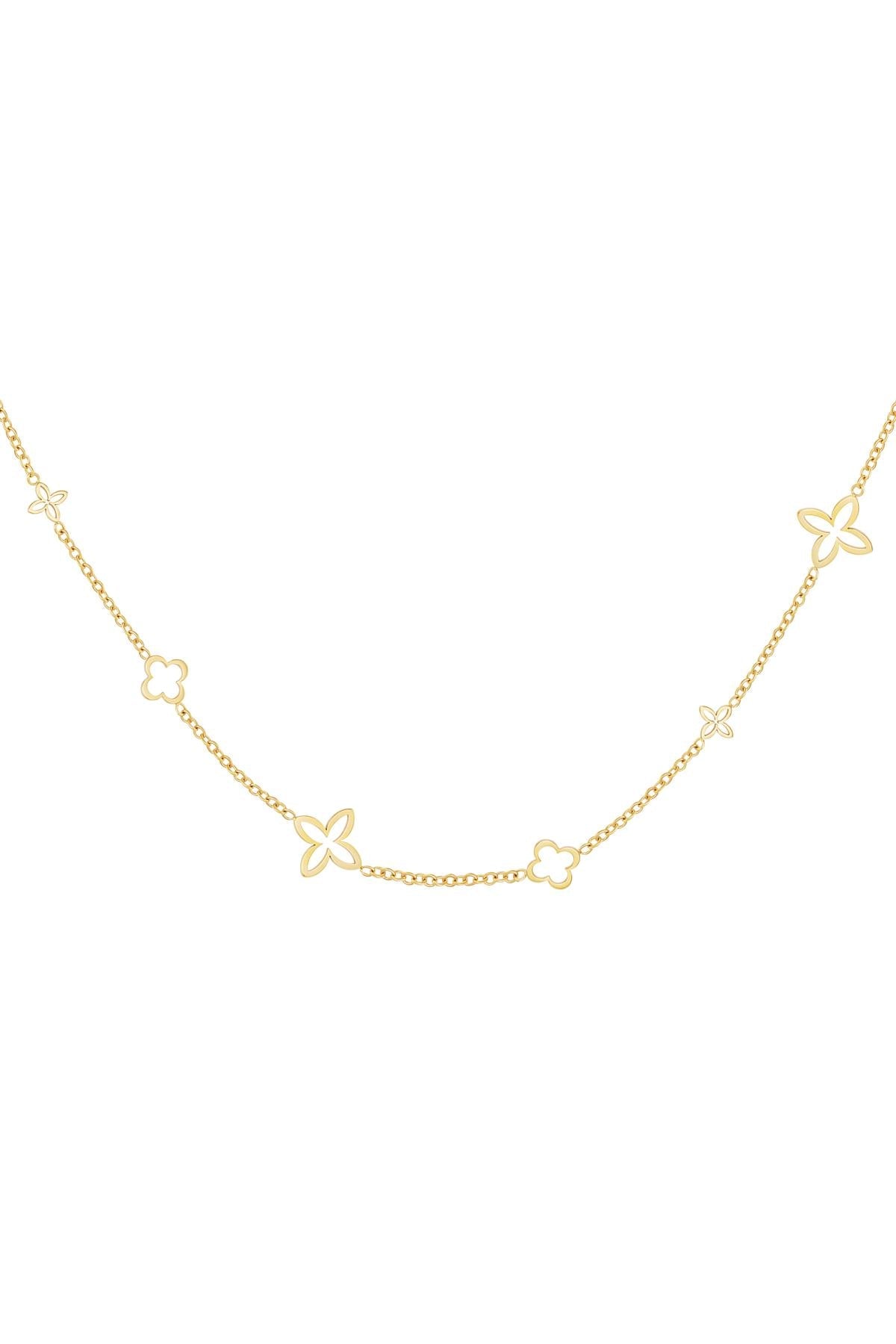 Necklace "LV Flowers"