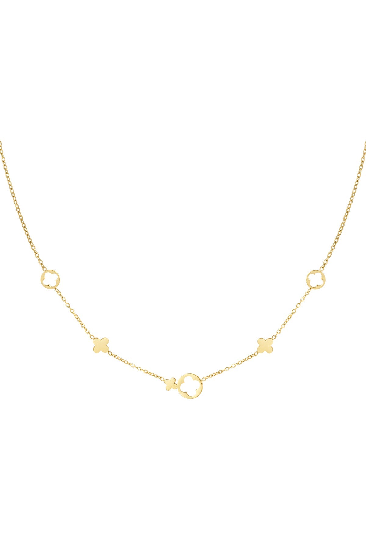 Necklace "Kleeblatt"