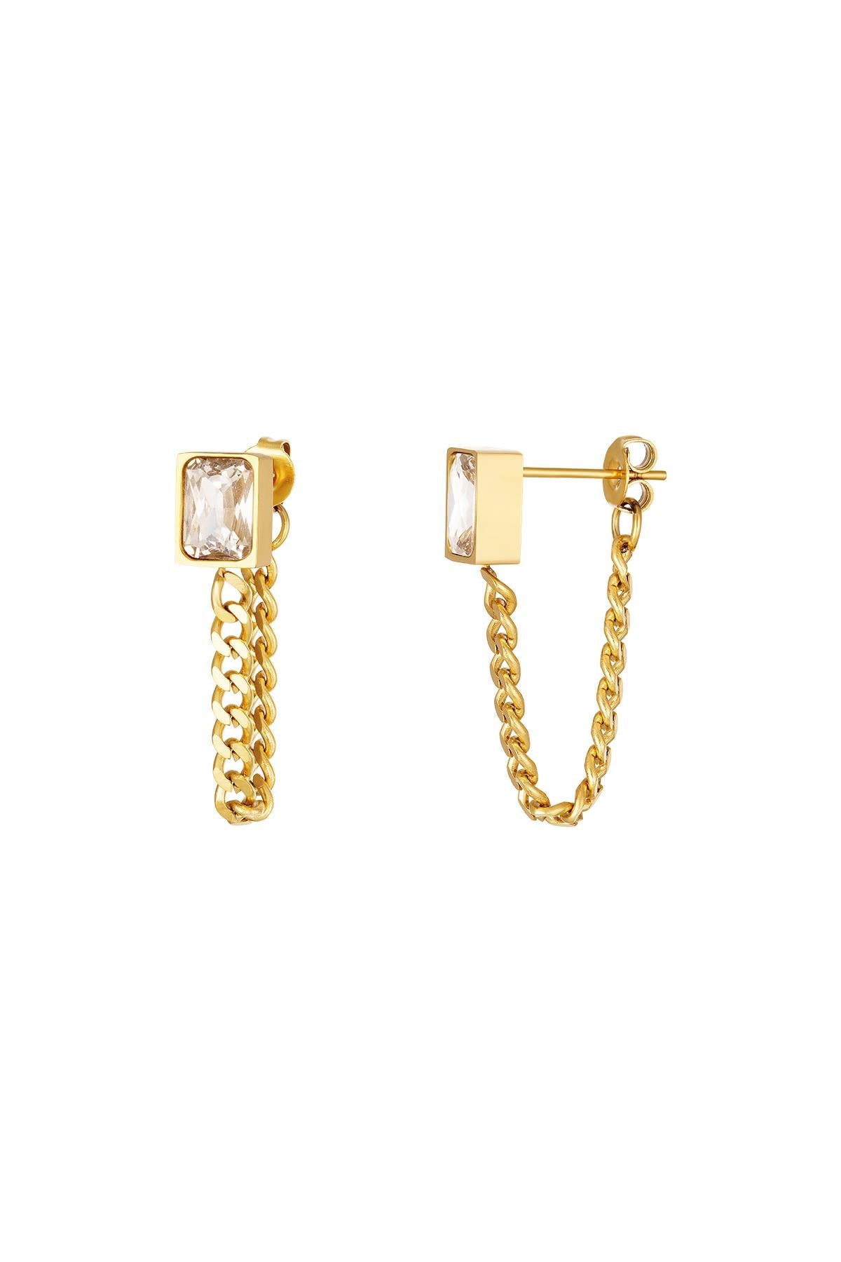 Earrings "Stone"