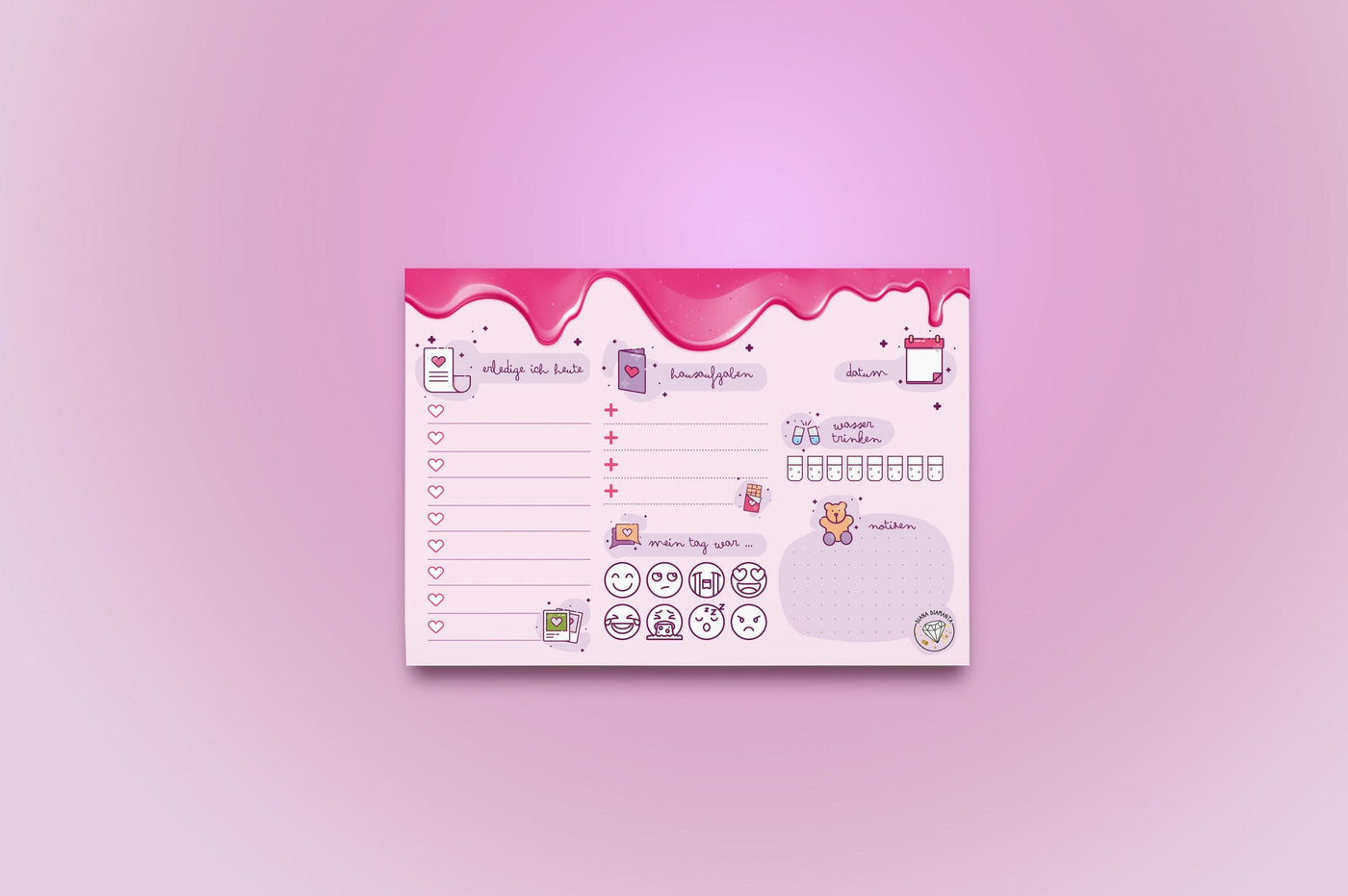 GIRLY ToDo Tagesplaner